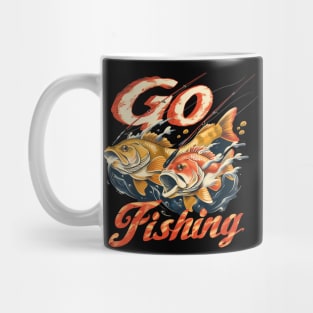 Fishing t-shirt Mug